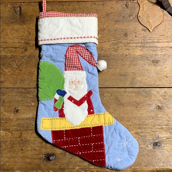 Pottery Barn Kids Holiday Santa Christmas Stocking Poshmark